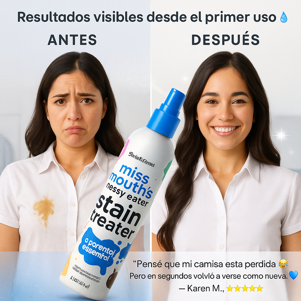 Spray removedor de manchas