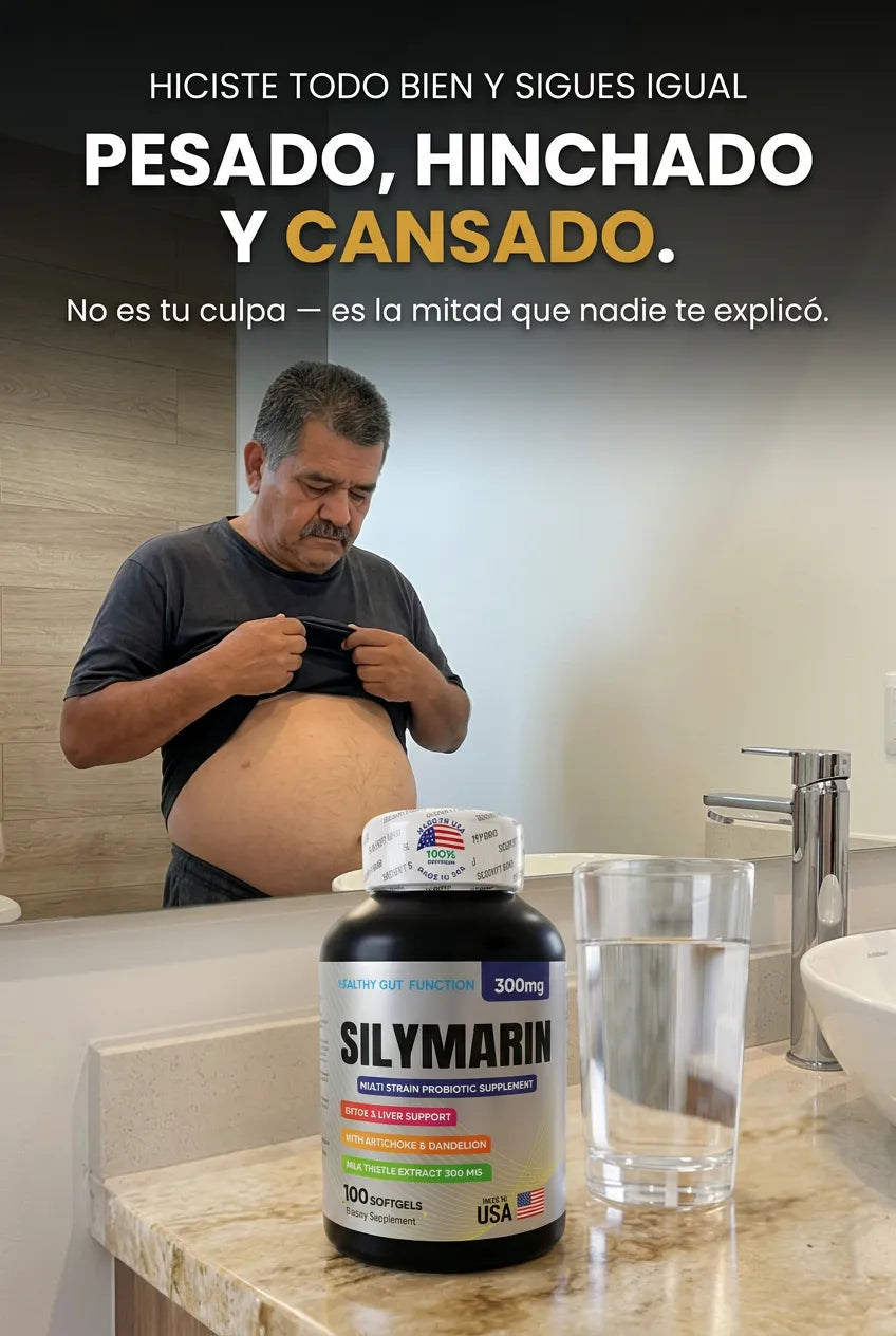 Silymarin - "Pesado, Hinchado y  Cansado"