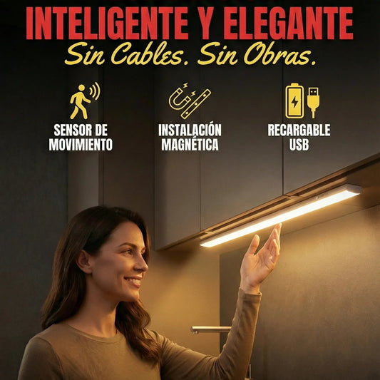 PROMO 3X1 Barra Led con Sensor de movimiento 60CM