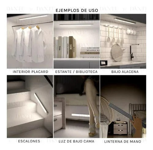 PROMO 3X1 Barra Led con Sensor de movimiento 60CM